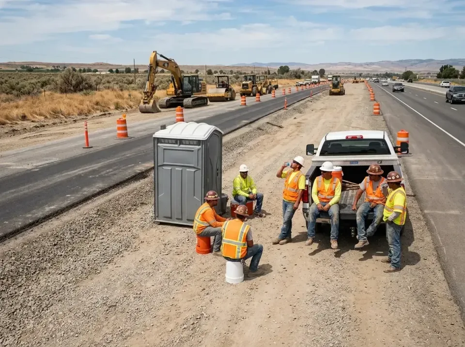 highway-road-construction-crew-007 — frequently asked questions, Porta Potty and Restroom Rentals in Rockmart, GA
